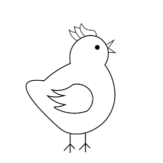 coloring book chicken nf